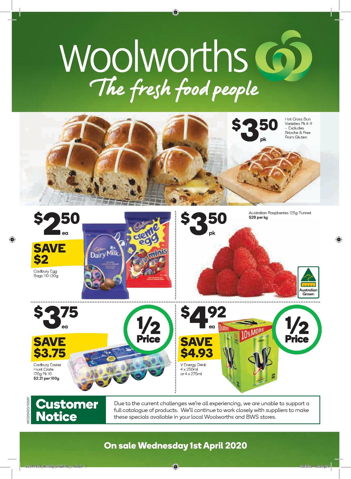Woolworths Catalogues from 1 April
