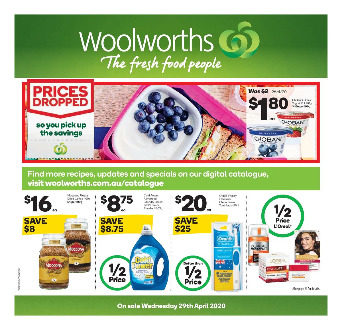 Woolworths Catalogues from 29 April