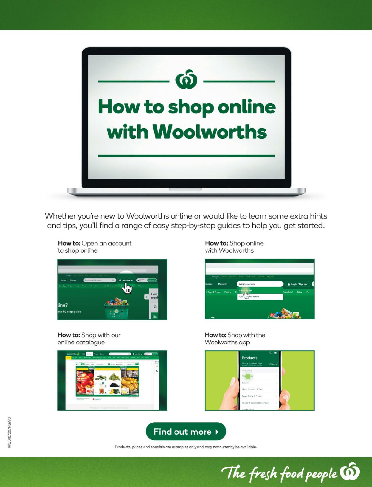 Woolworths Catalogues from 1 July