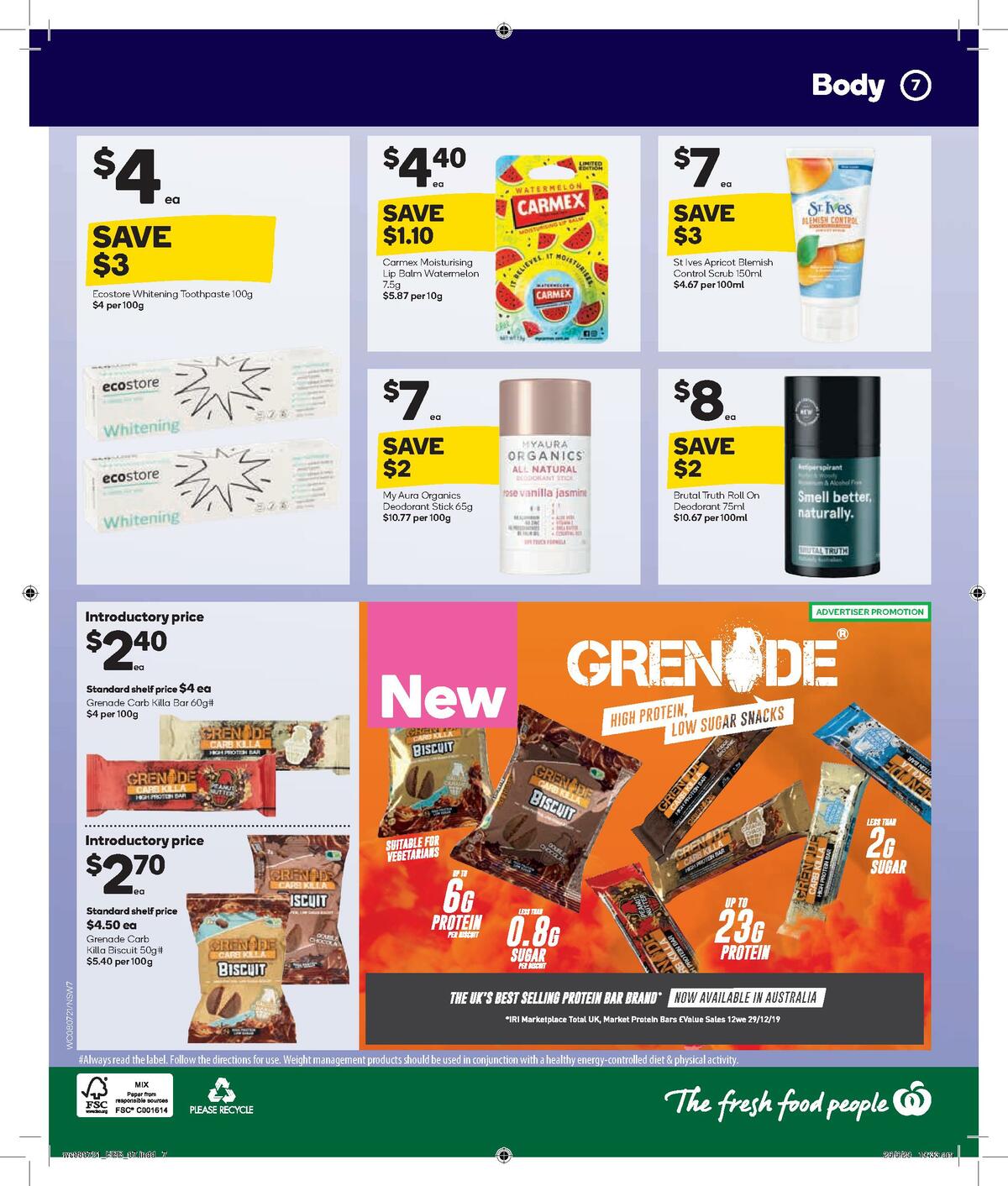 Woolworths Health & Beauty Catalogues from 8 July