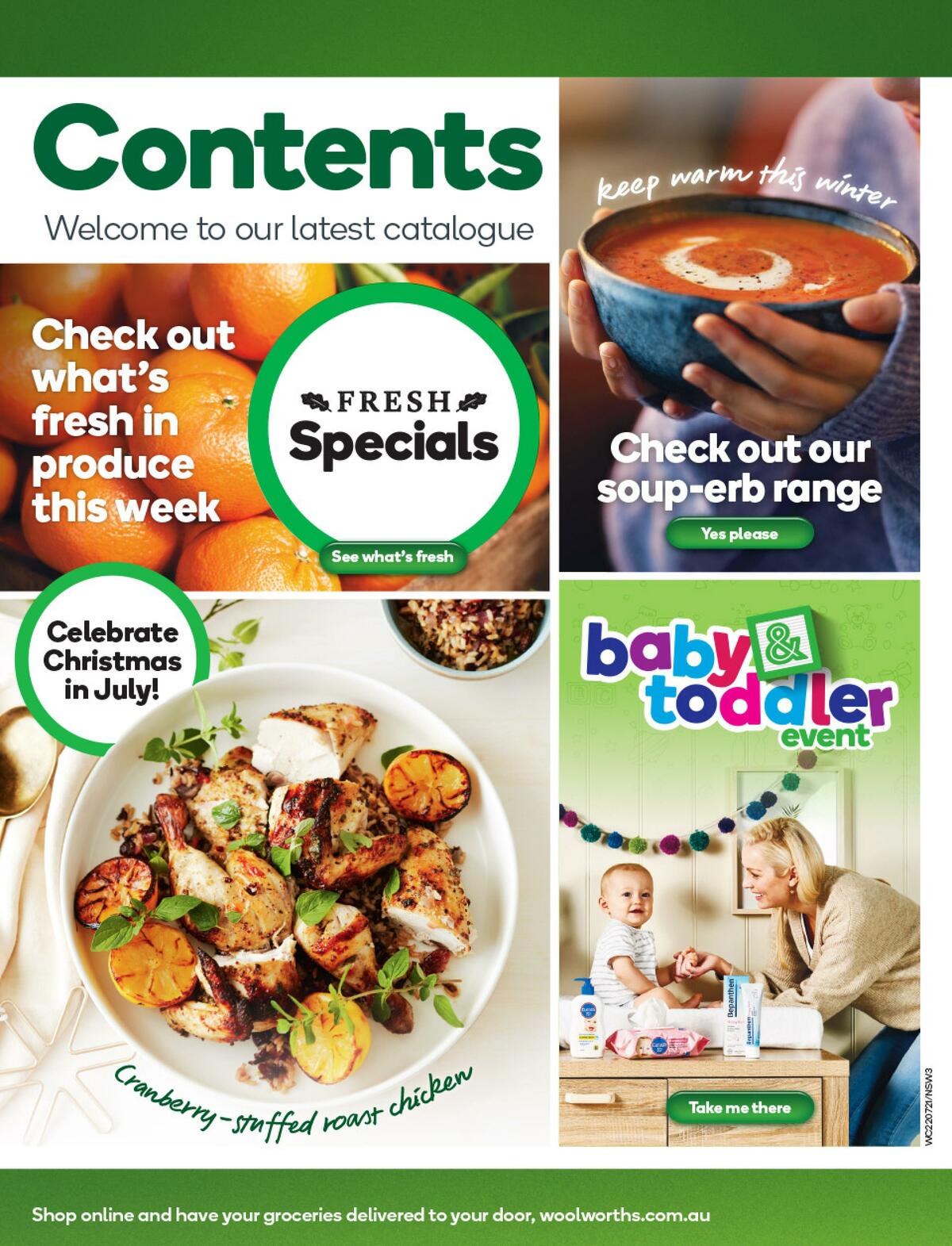 Woolworths Catalogues from 22 July