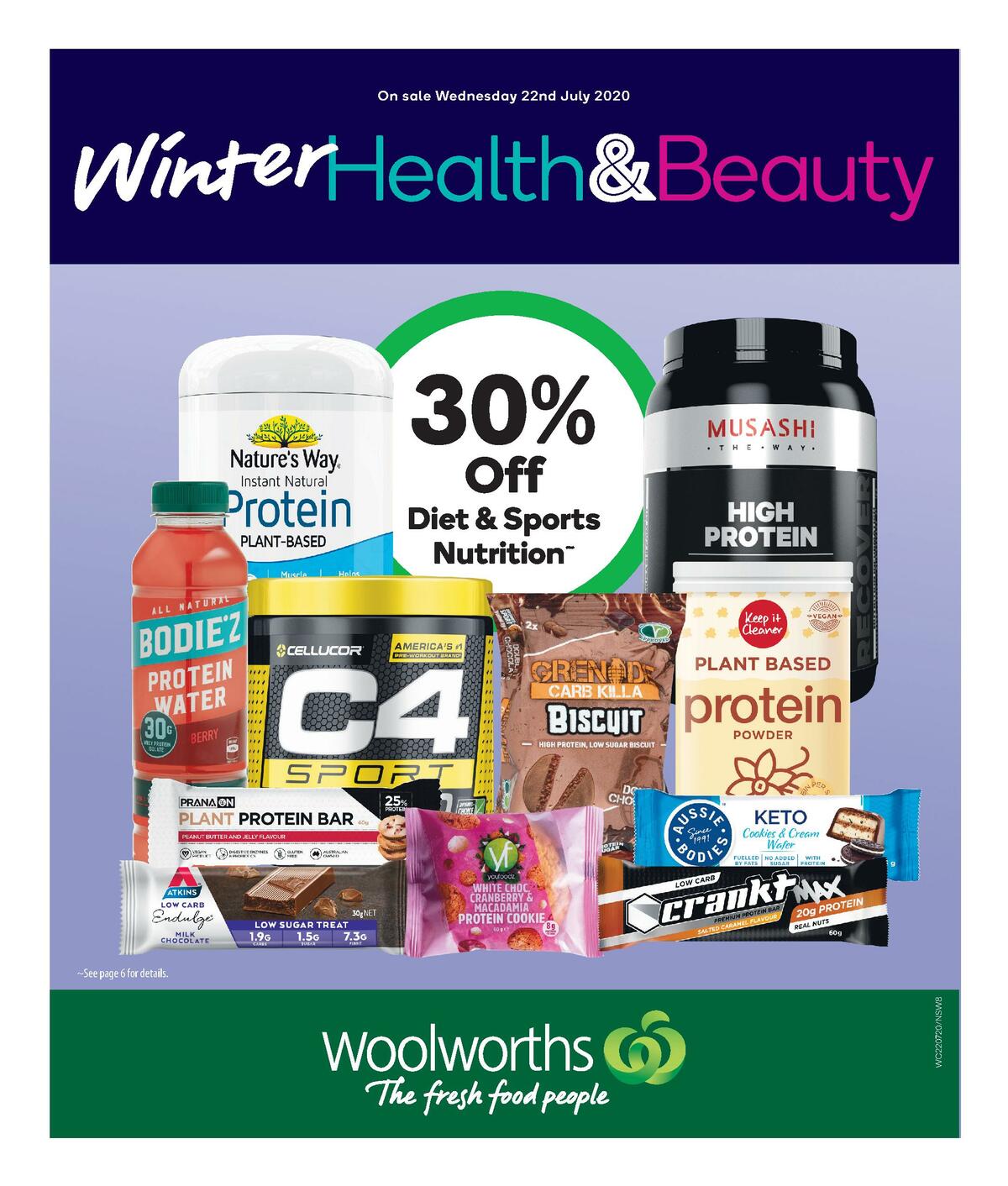 Woolworths Health & Beauty Catalogues from 22 July