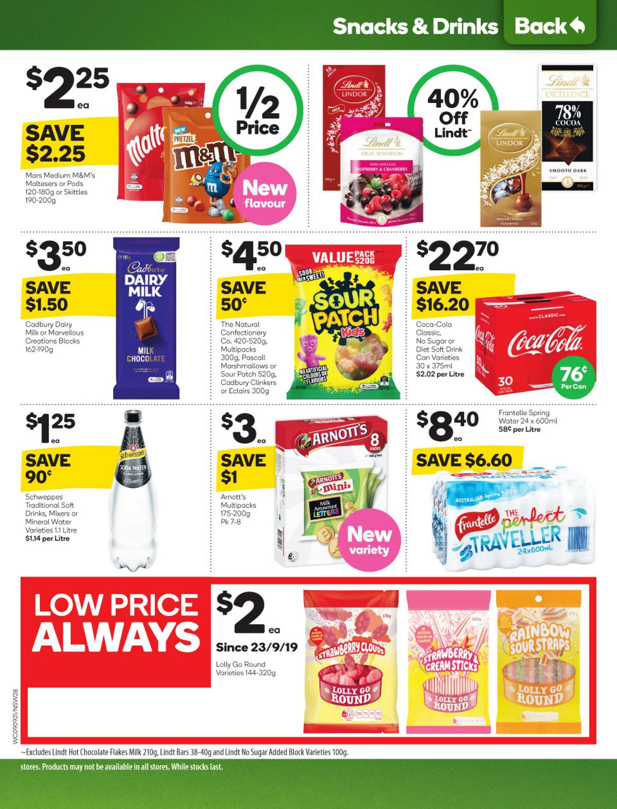 Woolworths Catalogues from 9 September