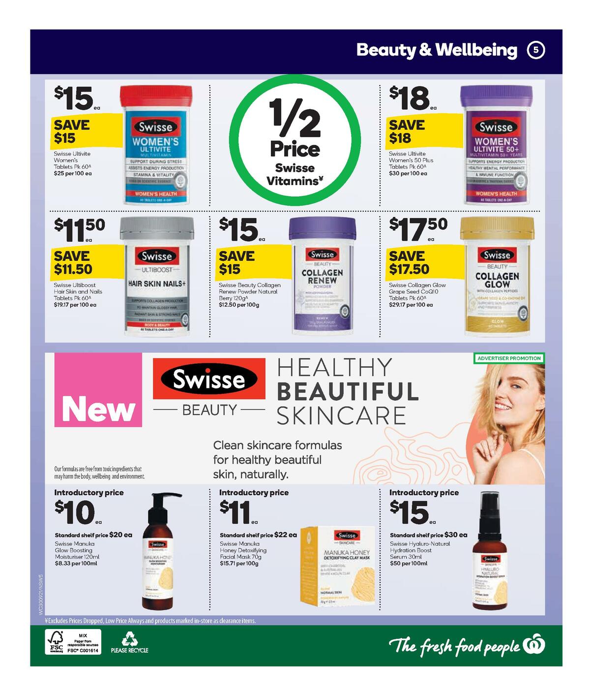Woolworths Health & Beauty Catalogues from 30 September