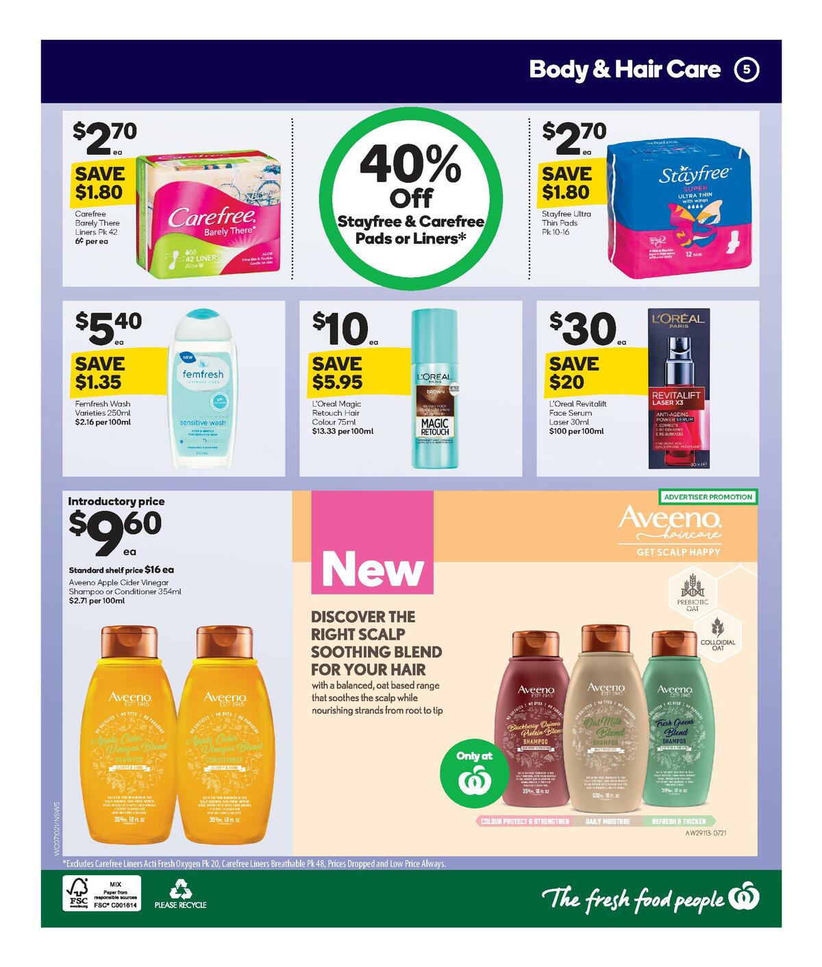Woolworths Health & Beauty Catalogues from 7 October