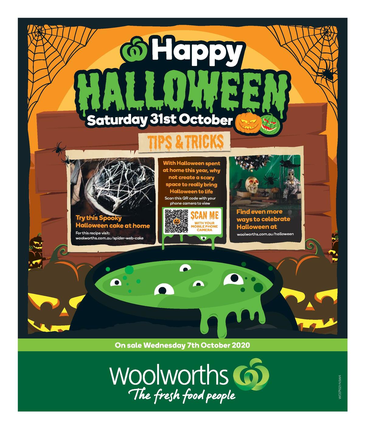 Woolworths Happy Halloween Catalogues from 7 October