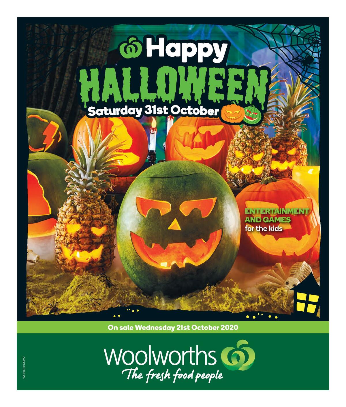 Woolworths Happy Halloween Catalogues from 21 October