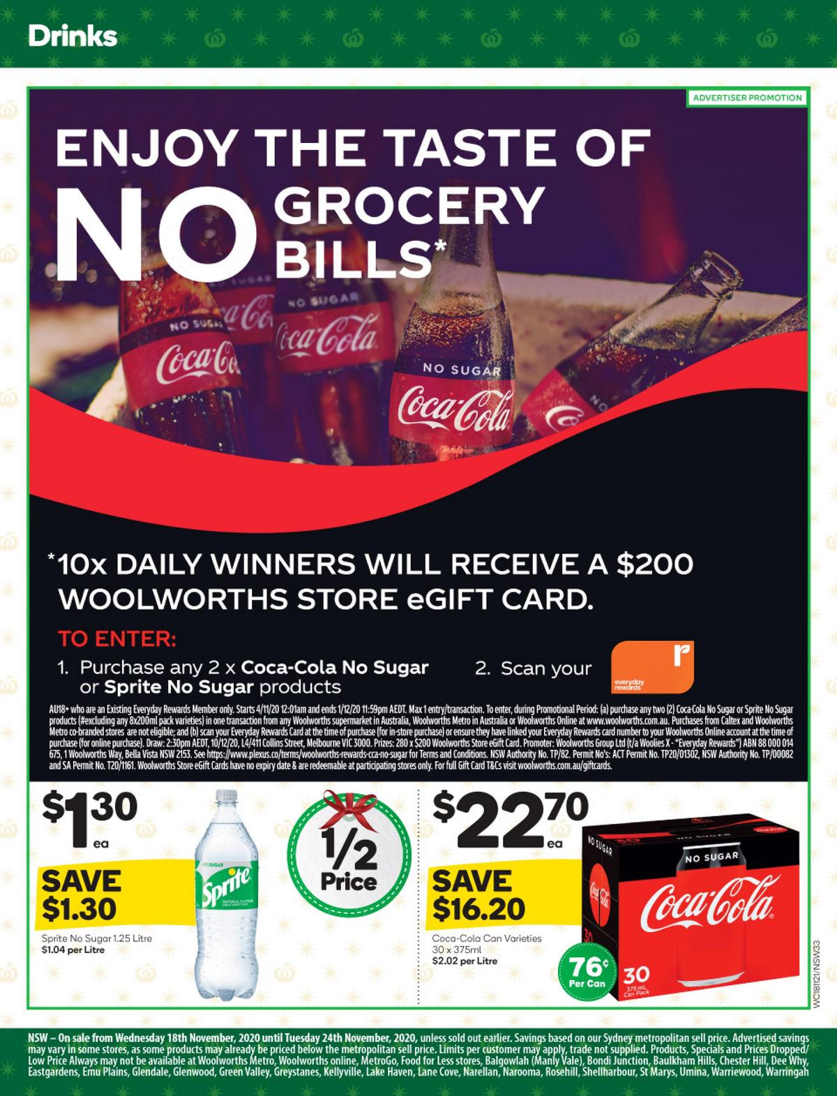 Woolworths Catalogues from 18 November