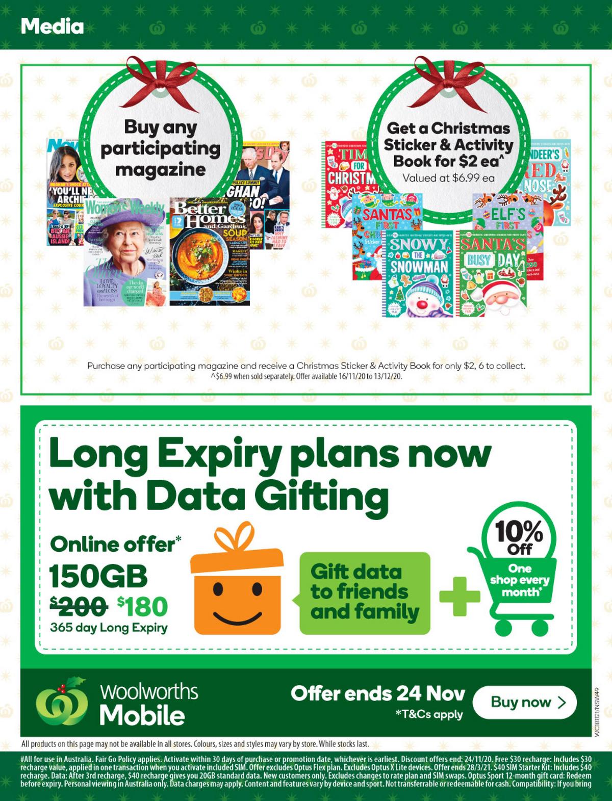 Woolworths Catalogues from 18 November