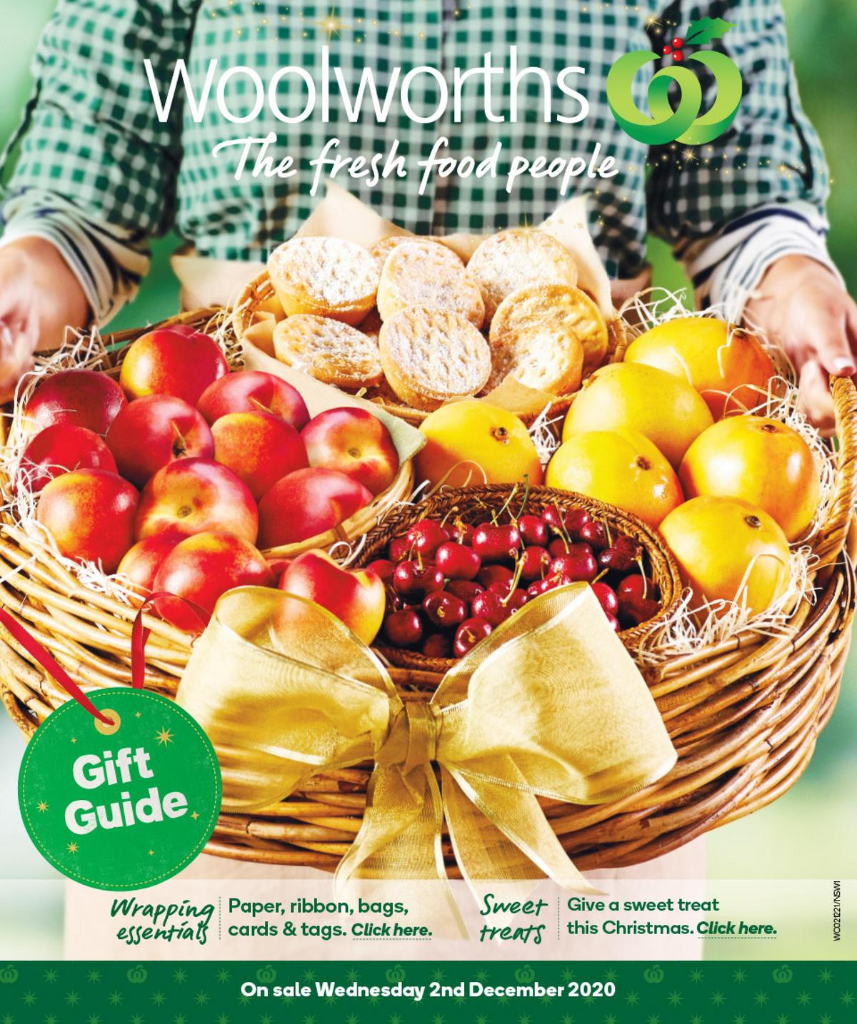 Woolworths Christmas Gift Guide Catalogues from 2 December