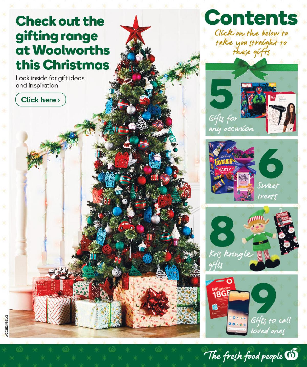 Woolworths Christmas Gift Guide Catalogues from 2 December