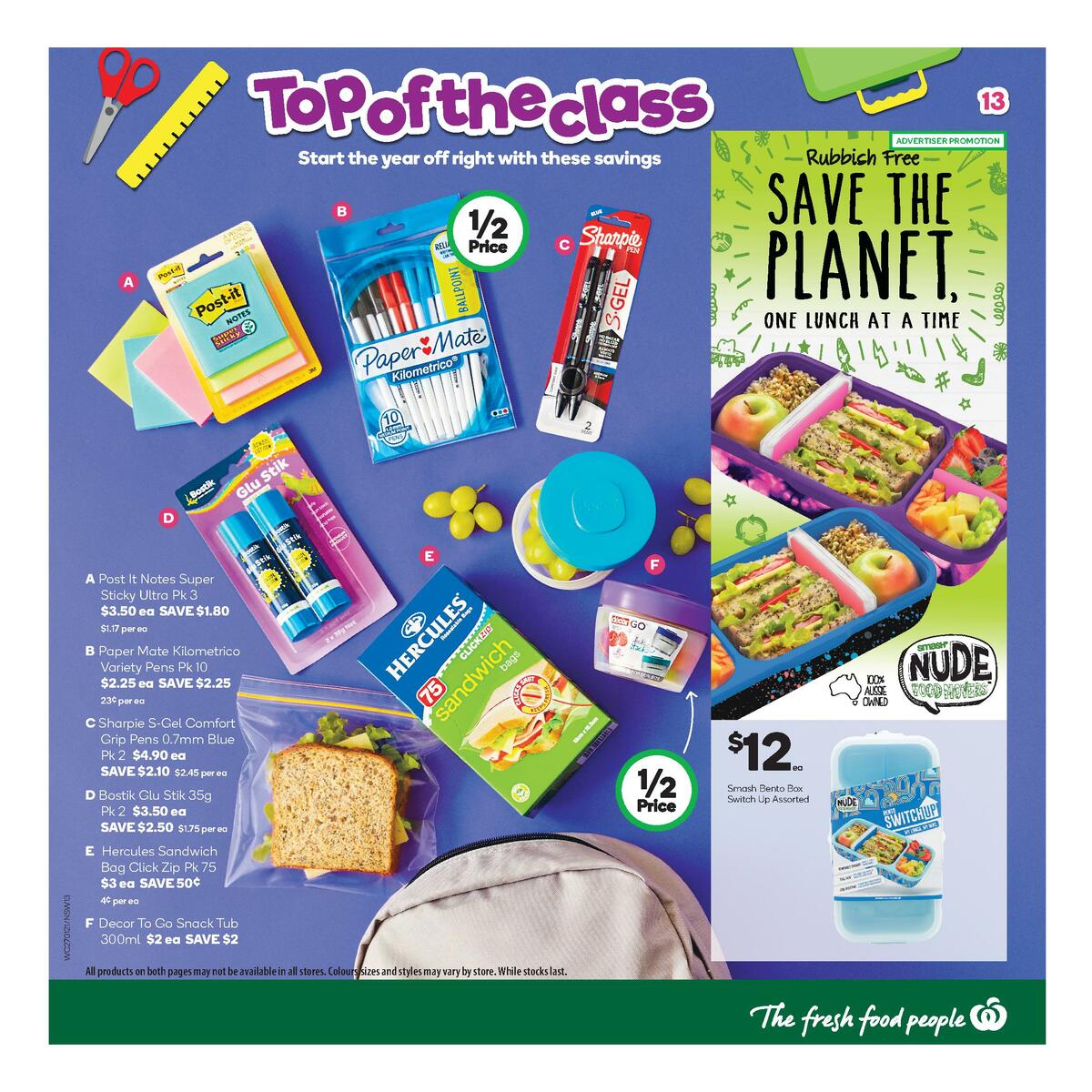 Woolworths Back to School Catalogues from 27 January