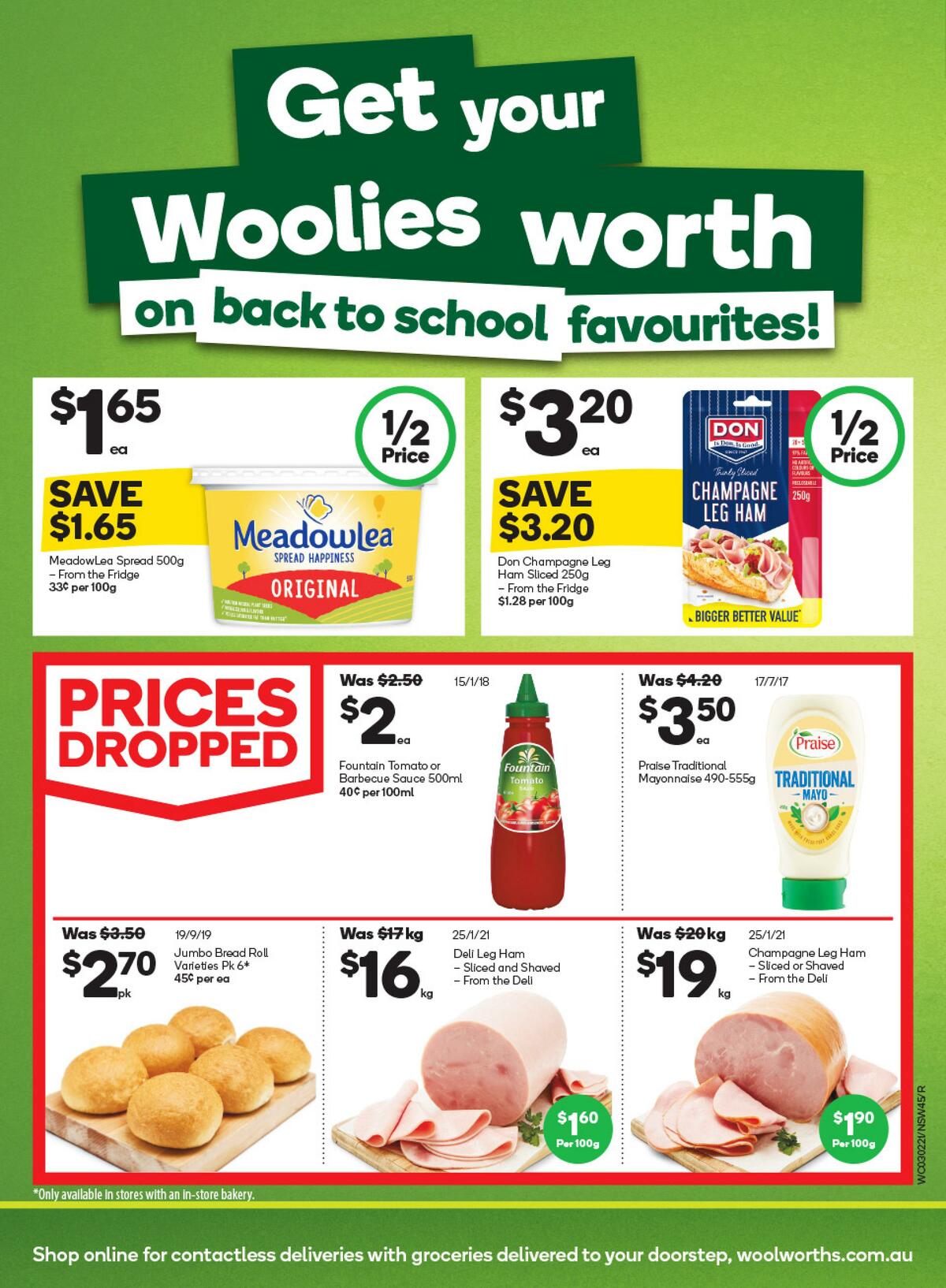 Woolworths Catalogues from 3 February