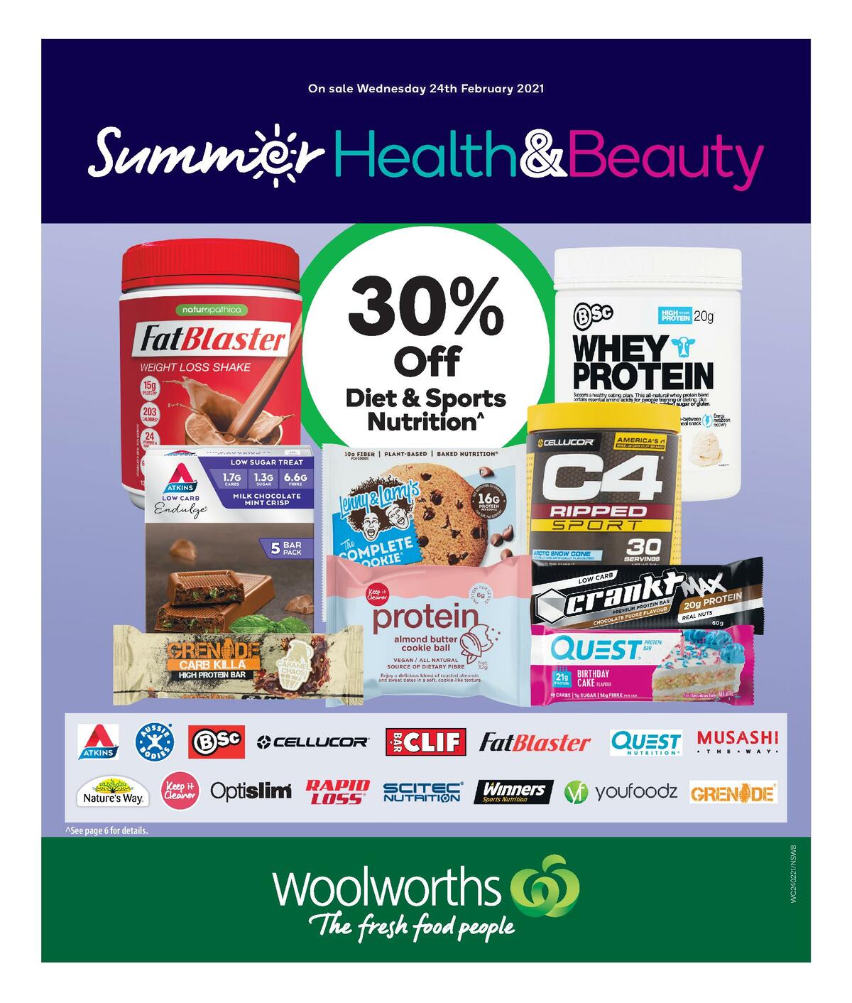 Woolworths Health & Beauty Catalogues from 24 February