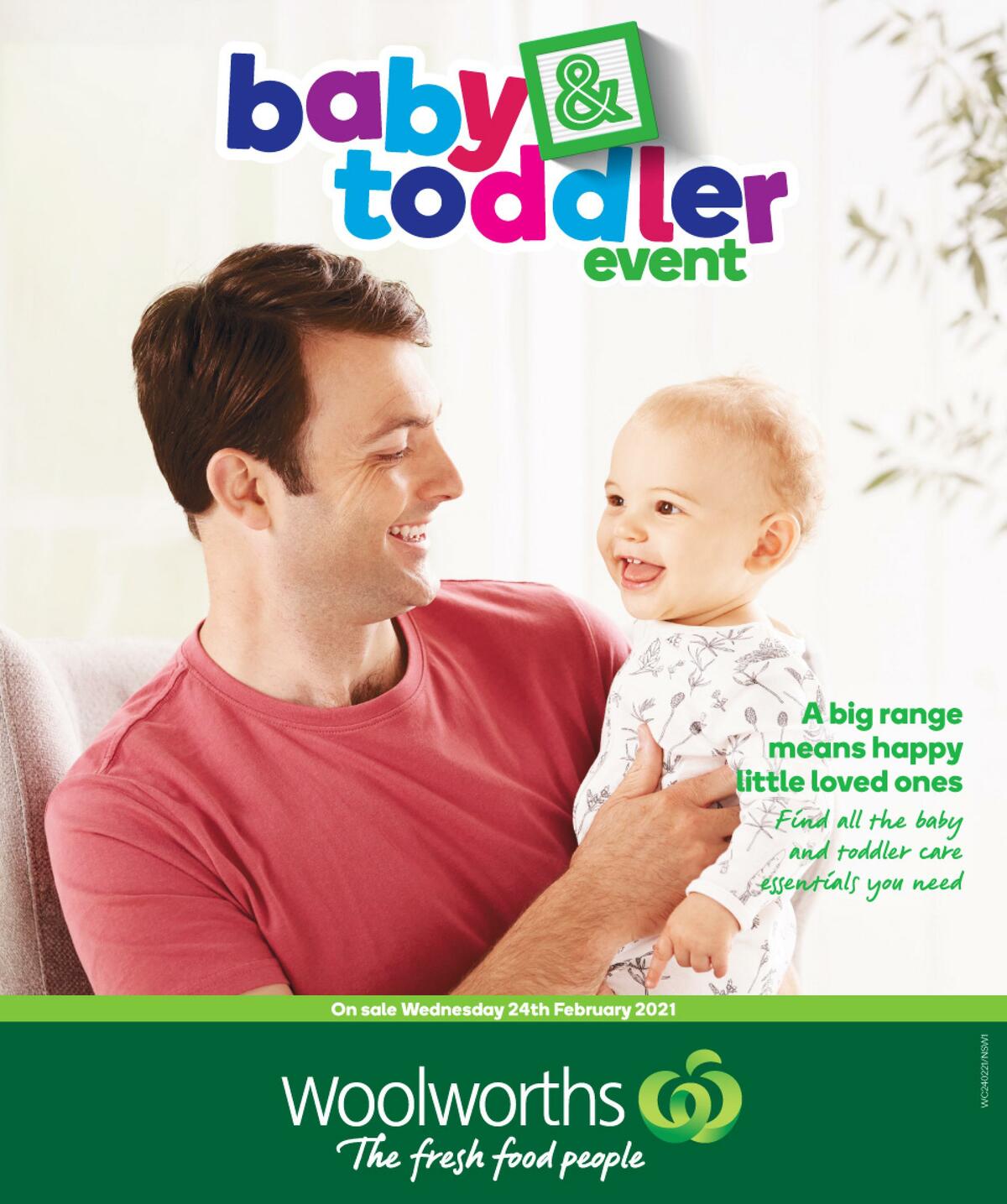 Woolworths Baby & Toddler Event Catalogues from 24 February