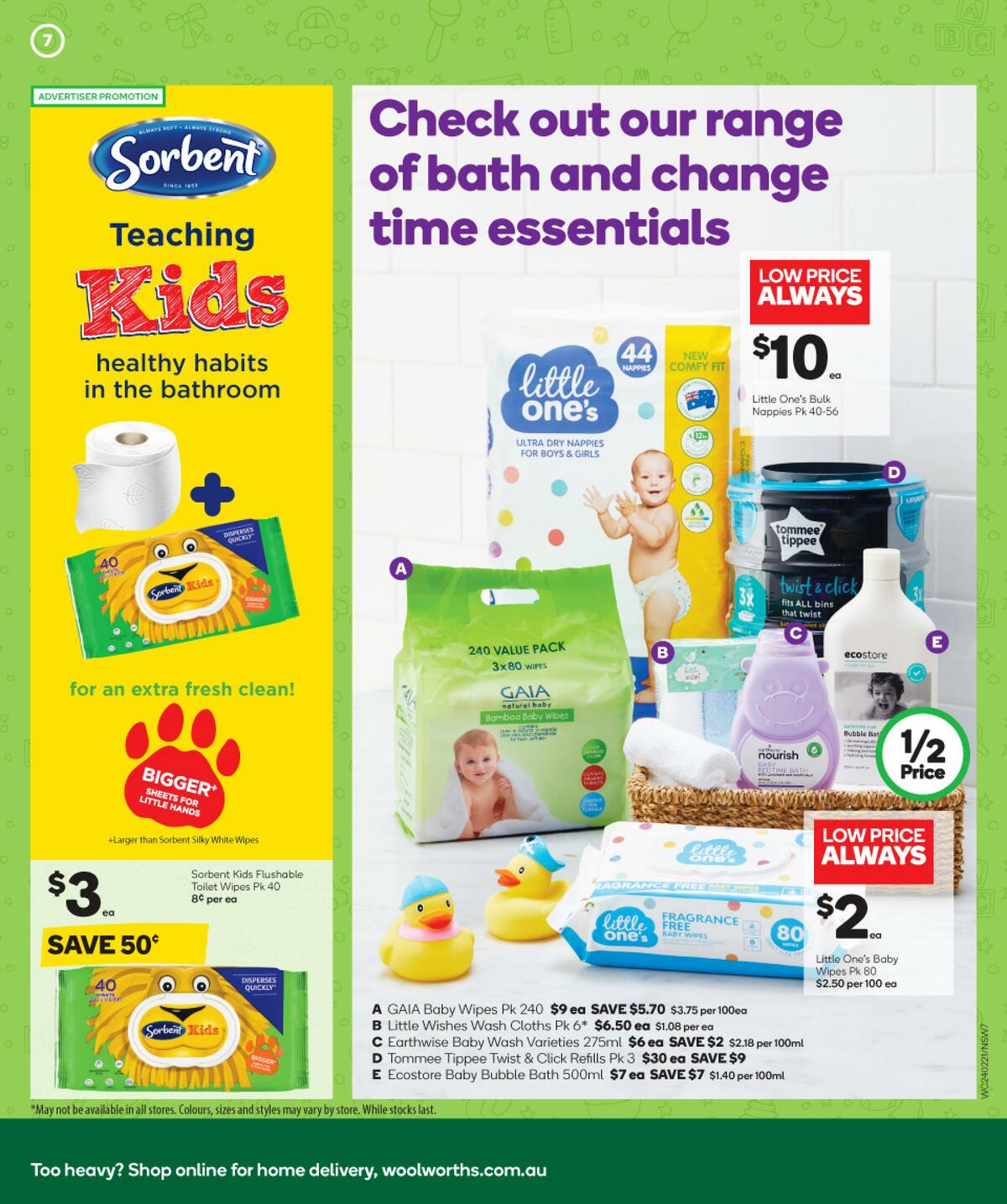 Woolworths Baby & Toddler Event Catalogues from 24 February