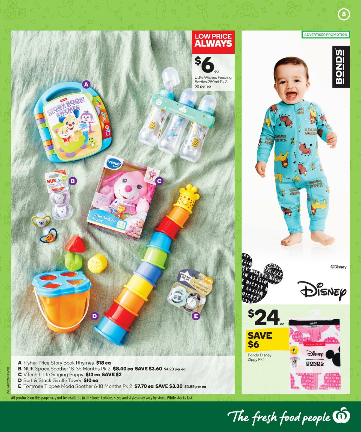 Woolworths Baby & Toddler Event Catalogues from 24 February