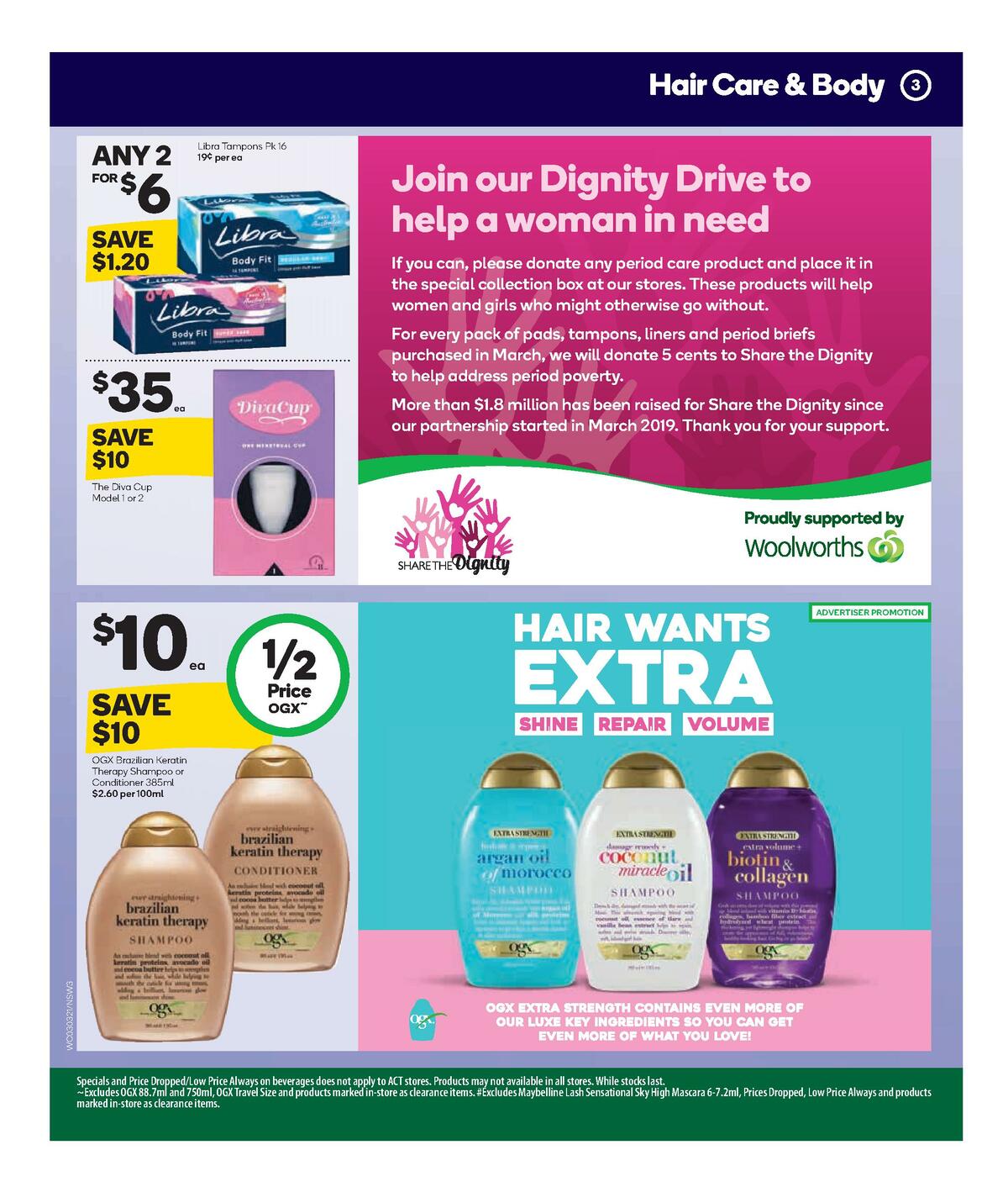Woolworths Health & Beauty Catalogues from 3 March
