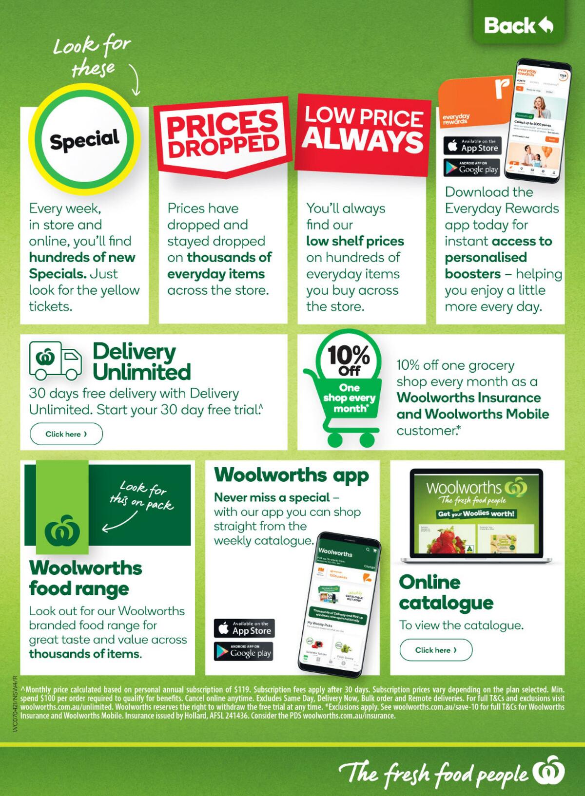 Woolworths Catalogues from 7 April