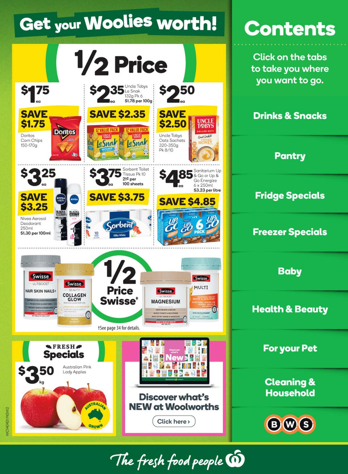 Woolworths Catalogues from 14 April
