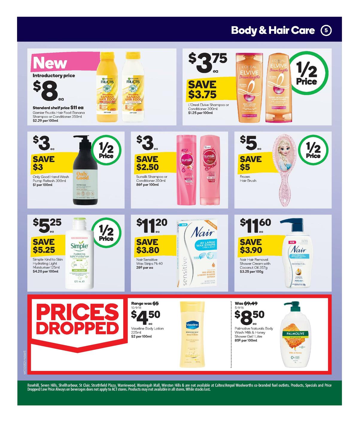 Woolworths Health & Beauty Catalogues from 12 May