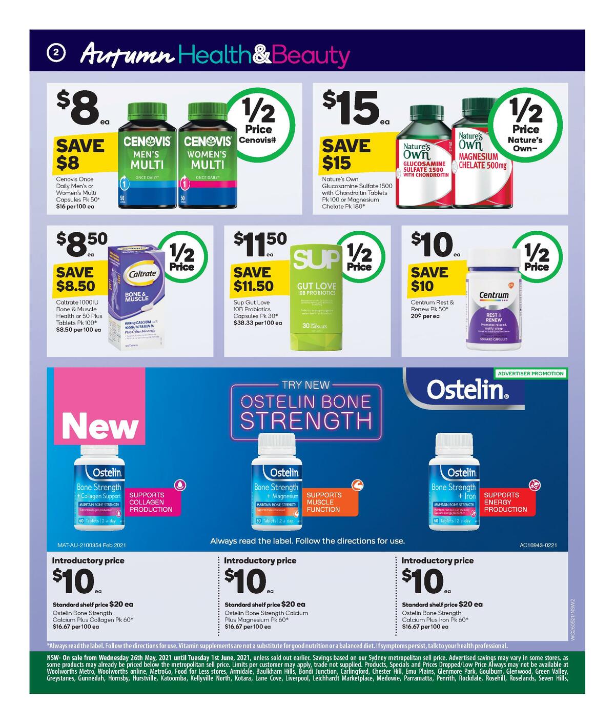 Woolworths Health & Beauty Catalogues from 26 May