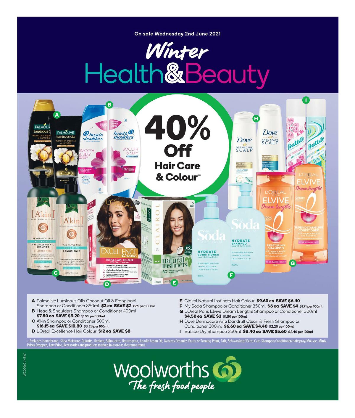 Woolworths Health & Beauty Catalogues from 2 June