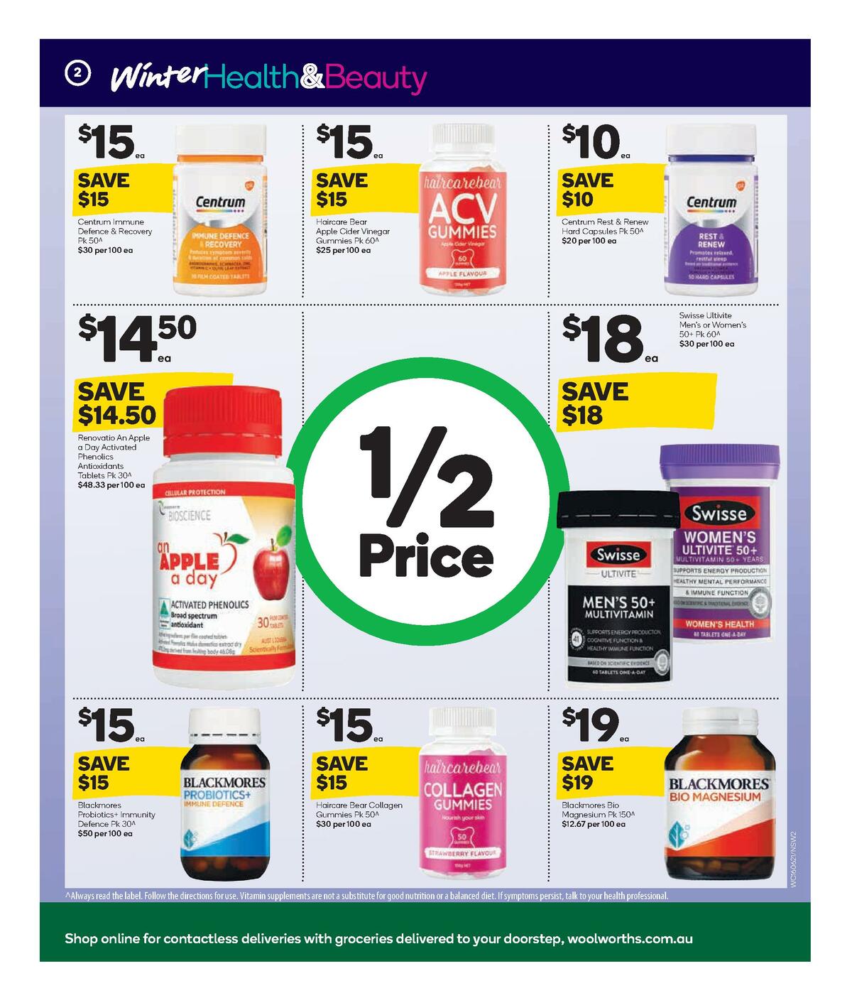 Woolworths Health & Beauty Catalogues from 16 June