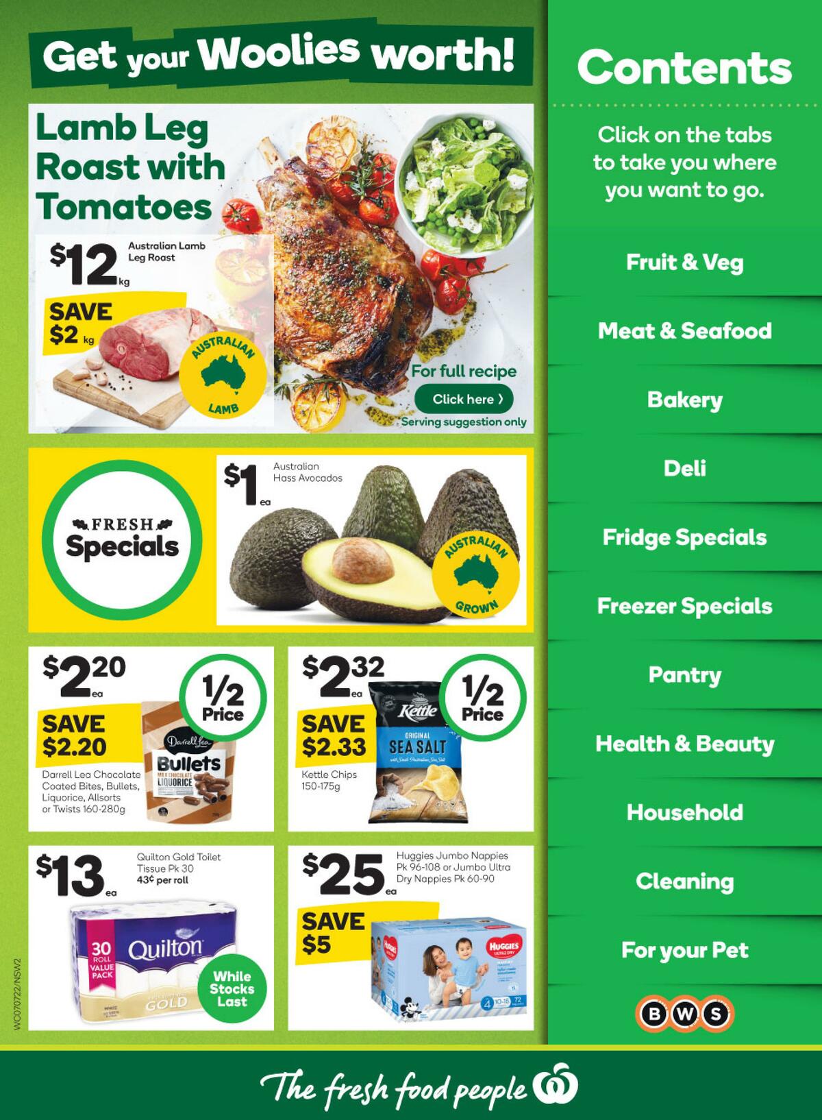 Woolworths Catalogues from 7 July