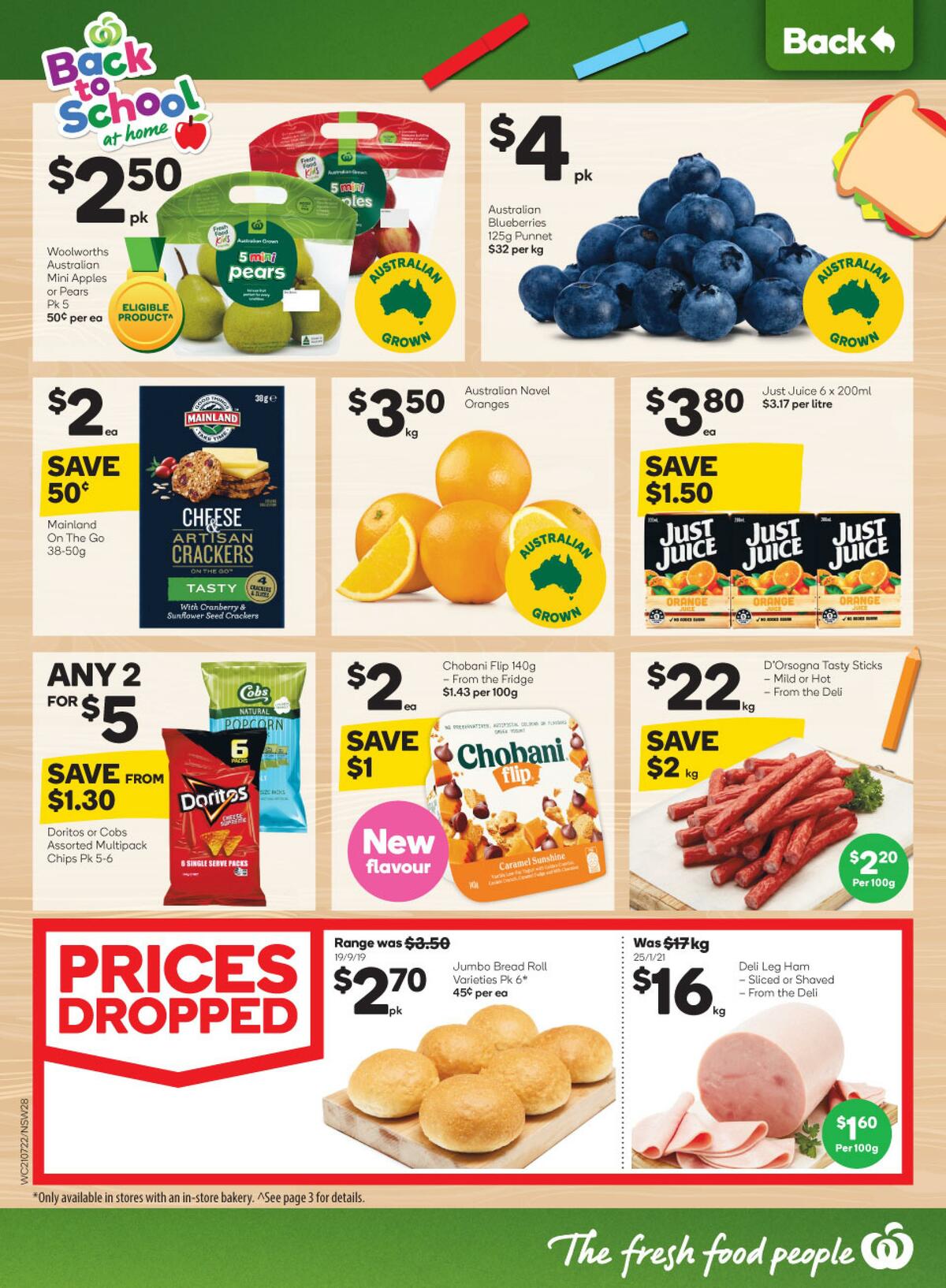 Woolworths Catalogues from 21 July