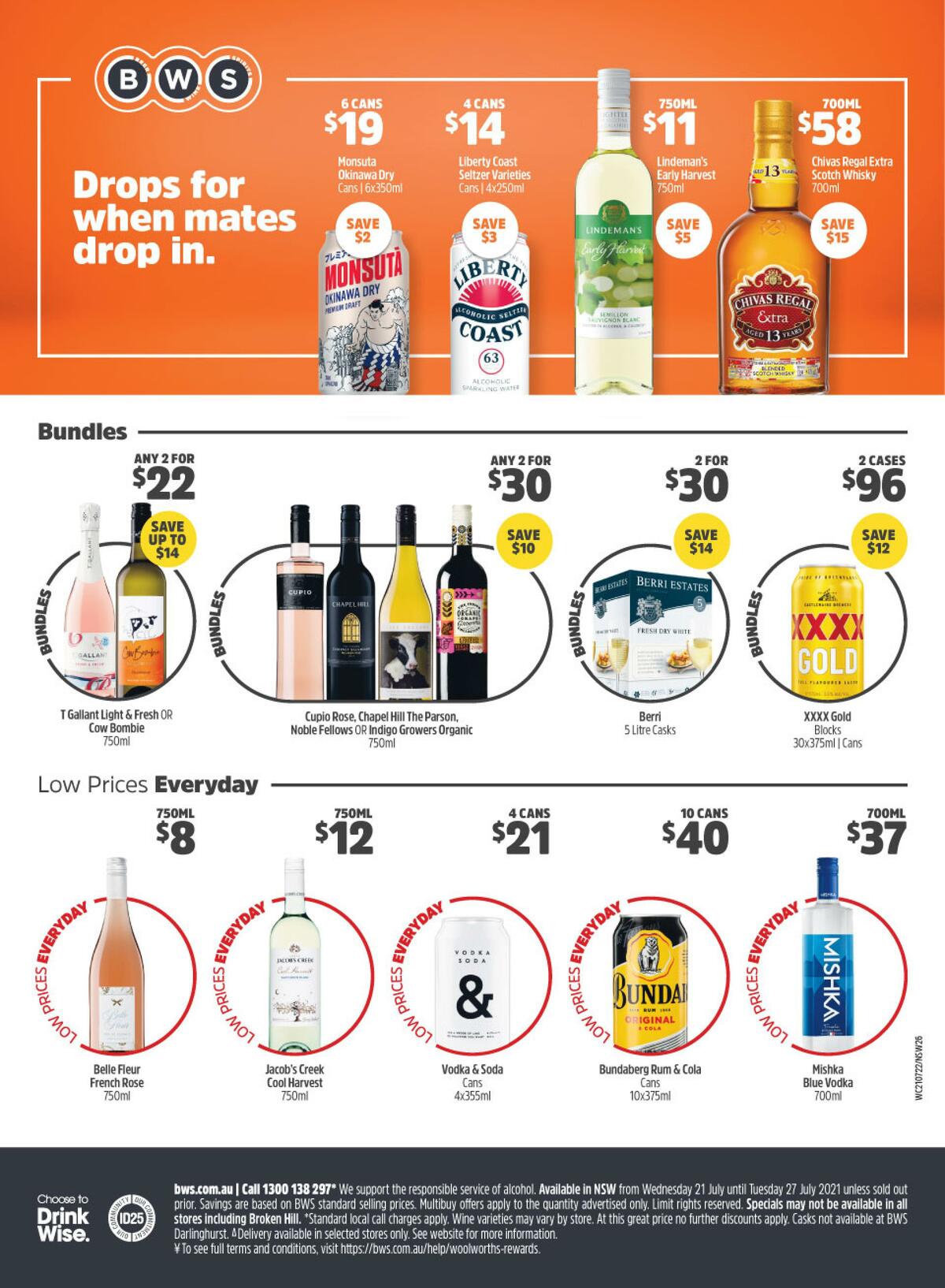 Woolworths Catalogues from 21 July