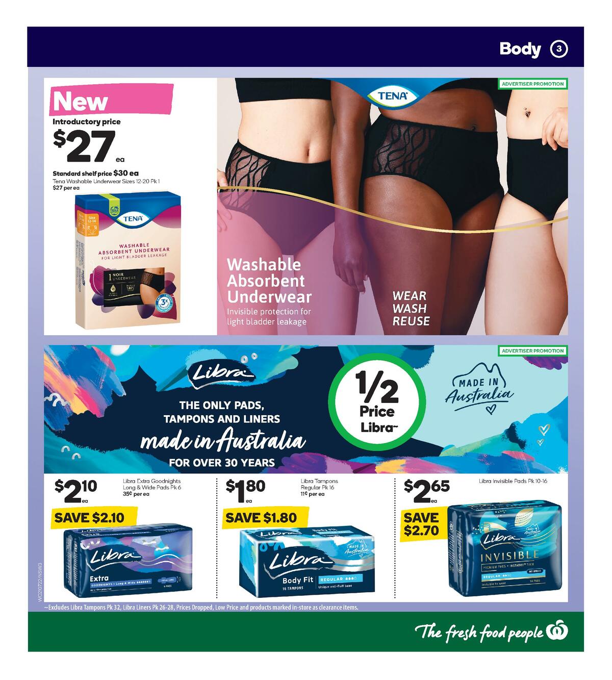 Woolworths Health & Beauty Catalogues from 21 July