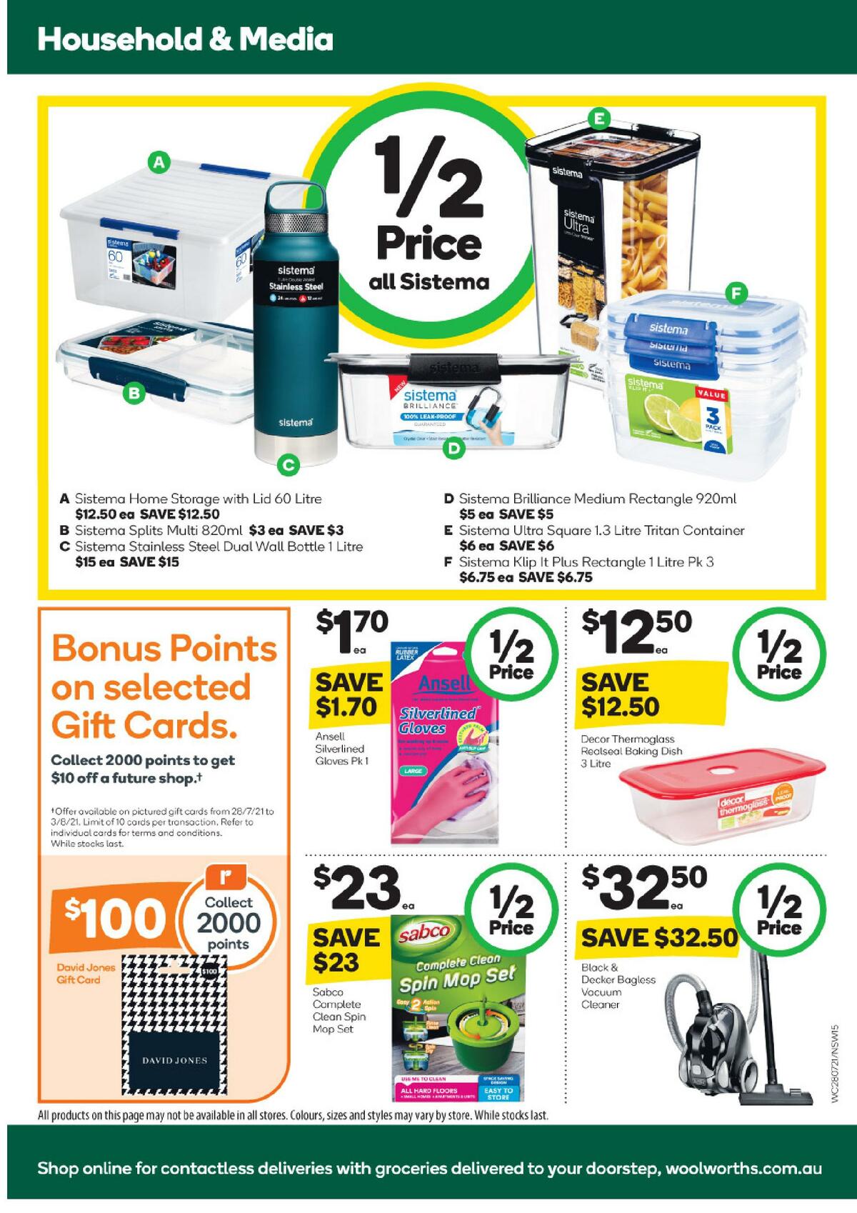 Woolworths Catalogues from 28 July