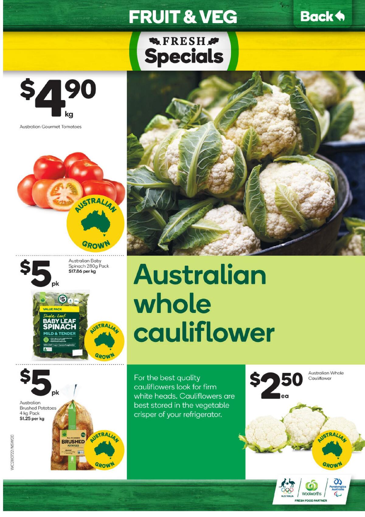 Woolworths Catalogues from 28 July