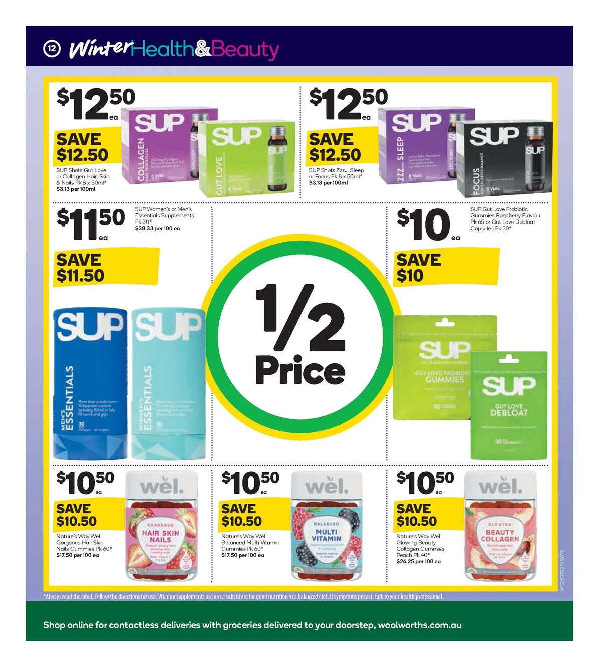 Woolworths Health & Beauty Catalogues from 28 July