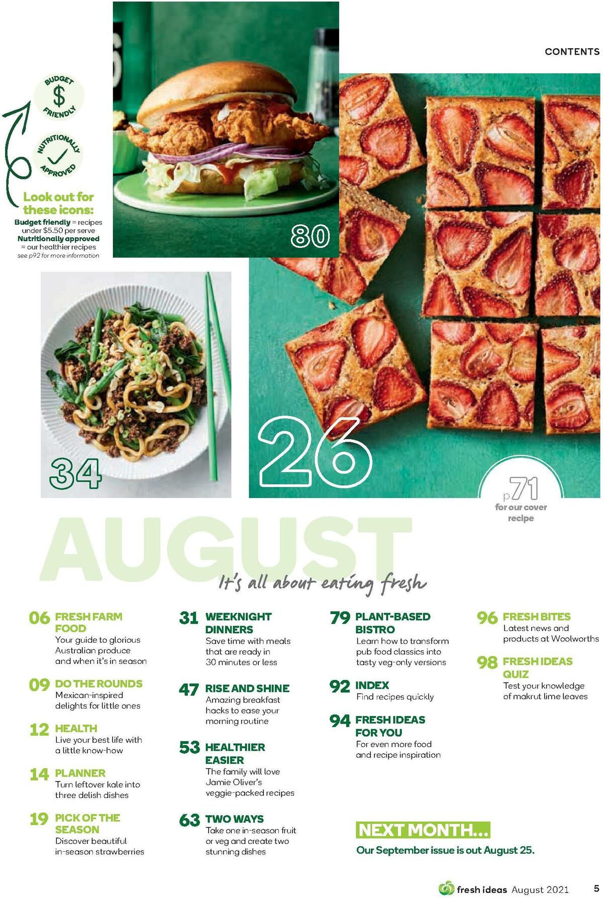 Woolworths Magazine August Catalogues from 1 August