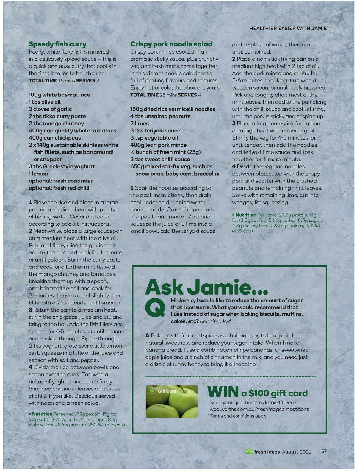 Woolworths Magazine August Catalogues from 1 August