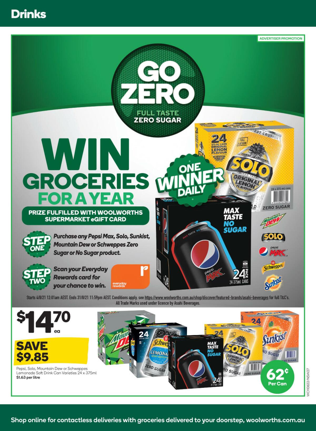 Woolworths Catalogues from 11 August
