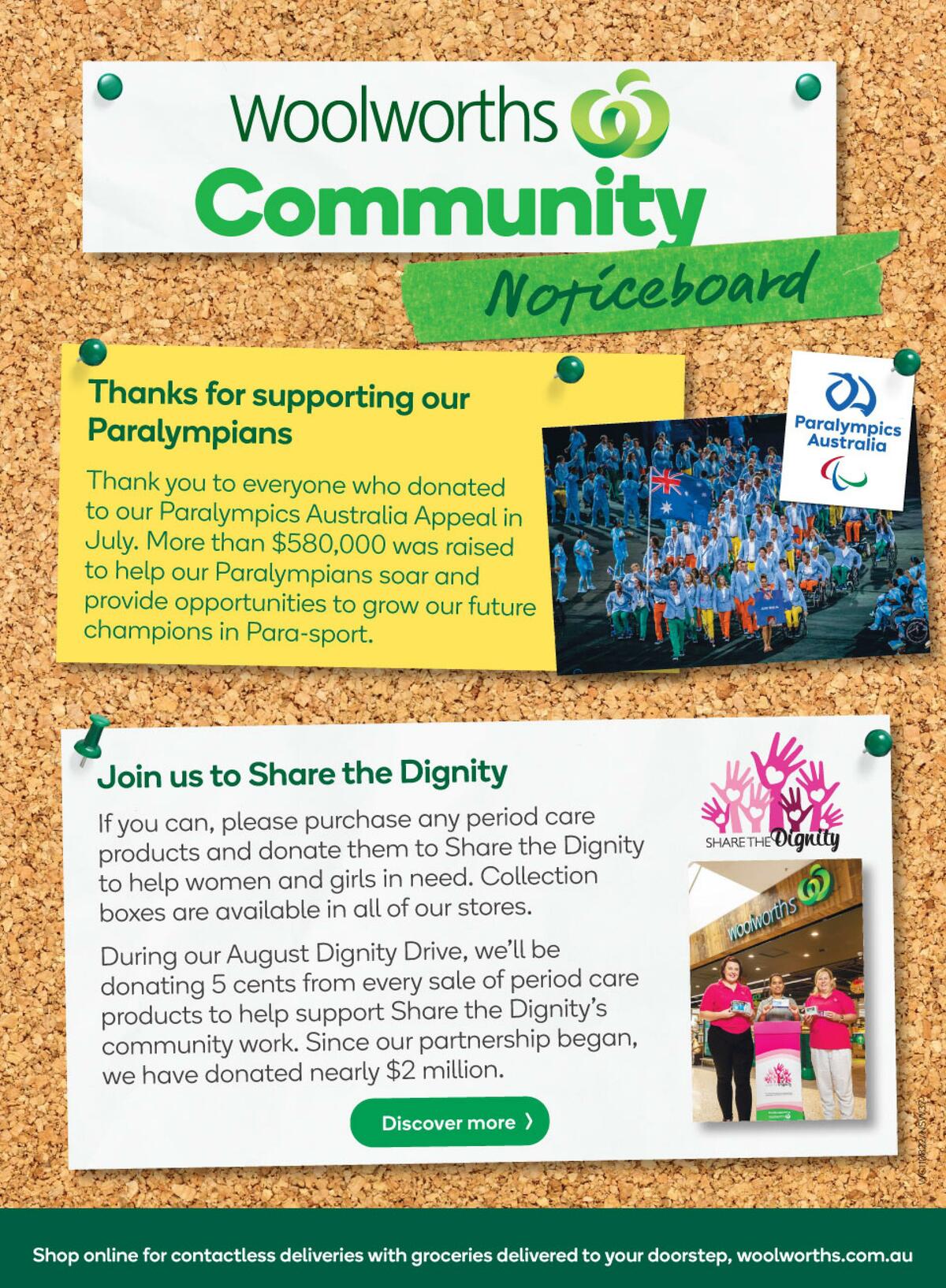 Woolworths Catalogues from 11 August