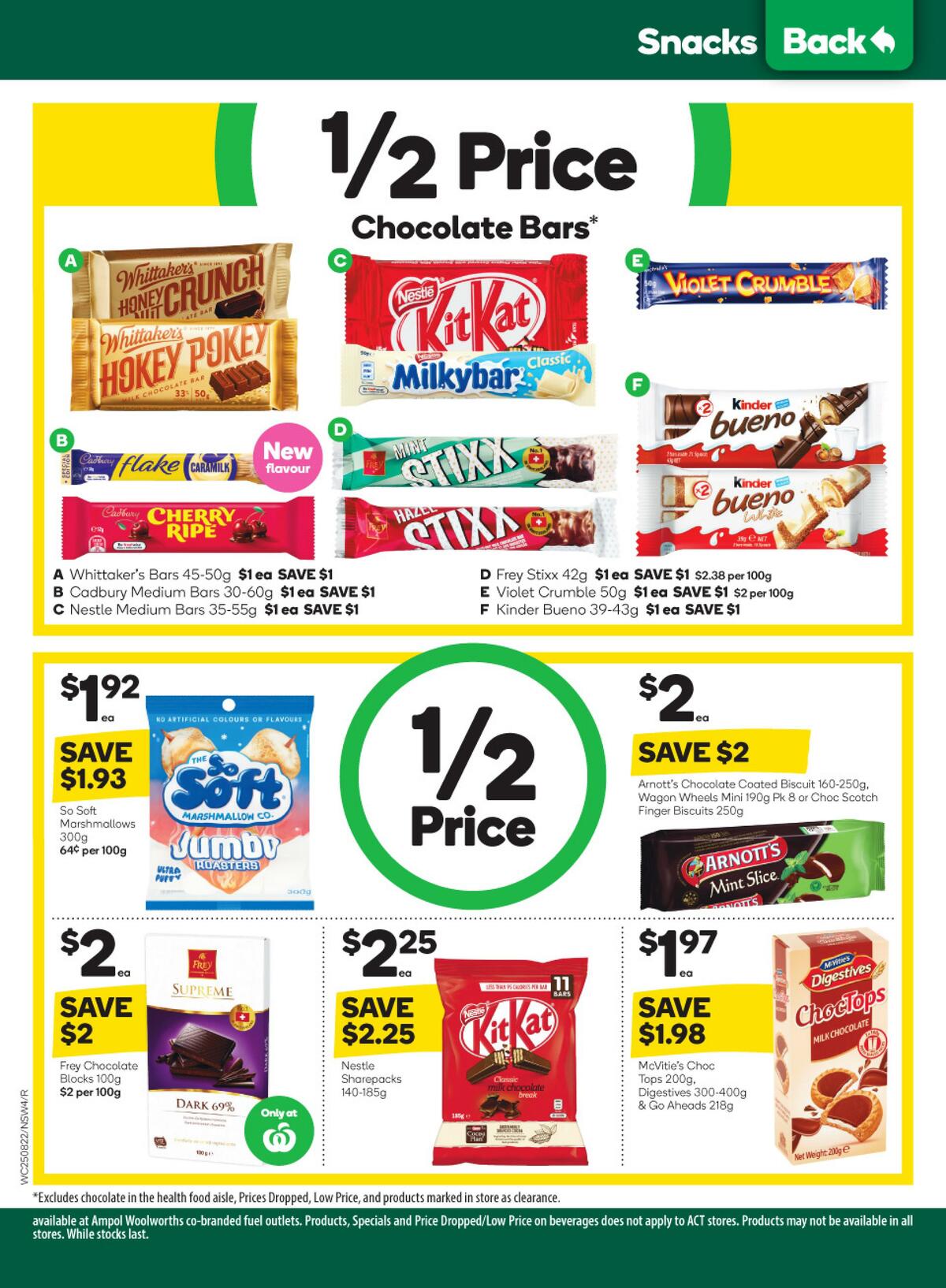 Woolworths Catalogues from 25 August