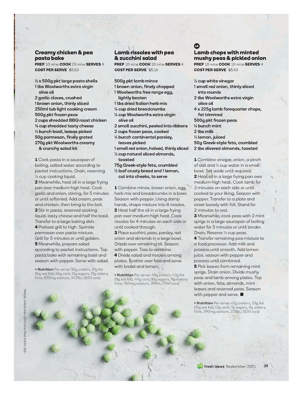 Woolworths Magazine September Catalogues from 1 September