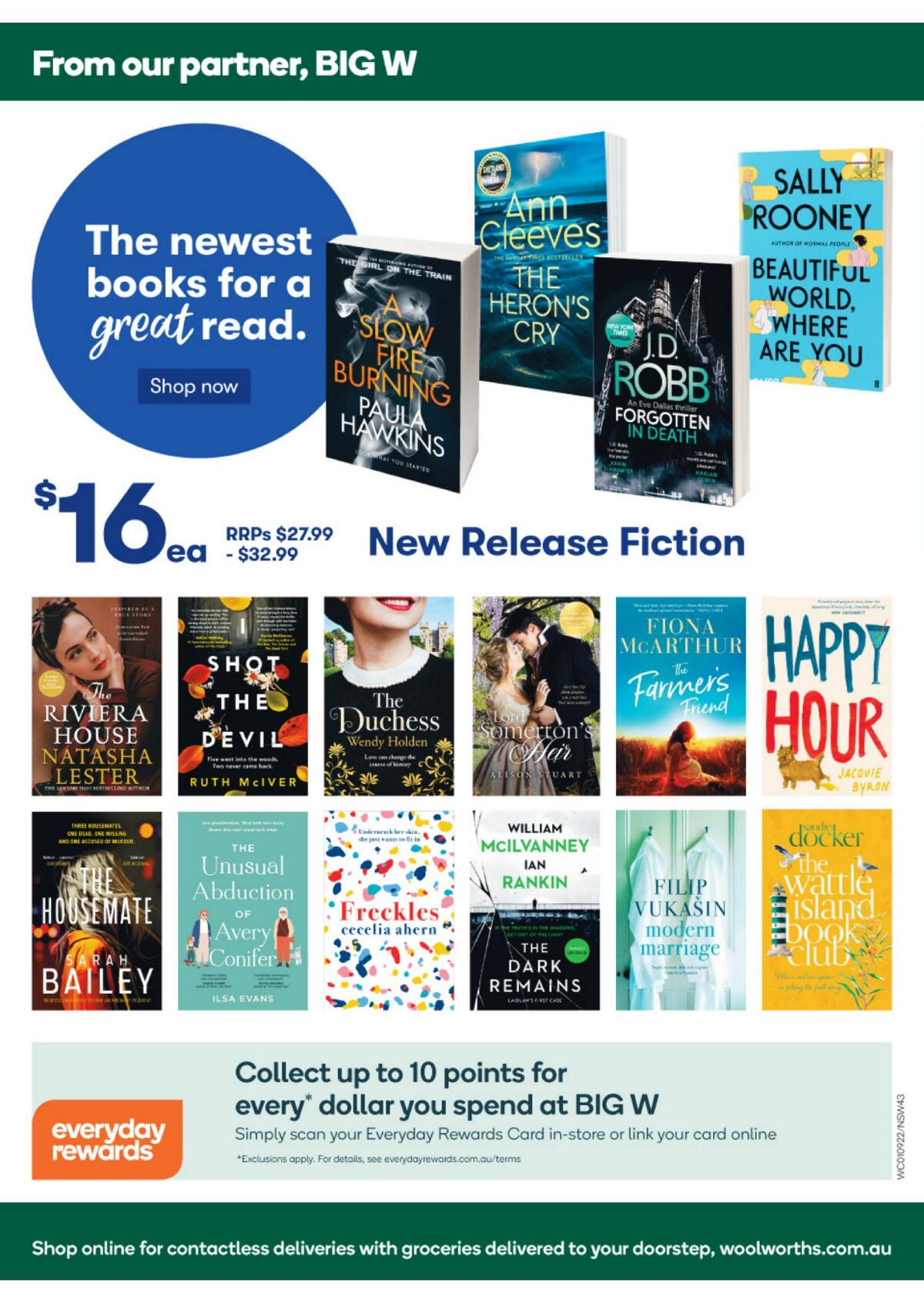 Woolworths Catalogues from 1 September