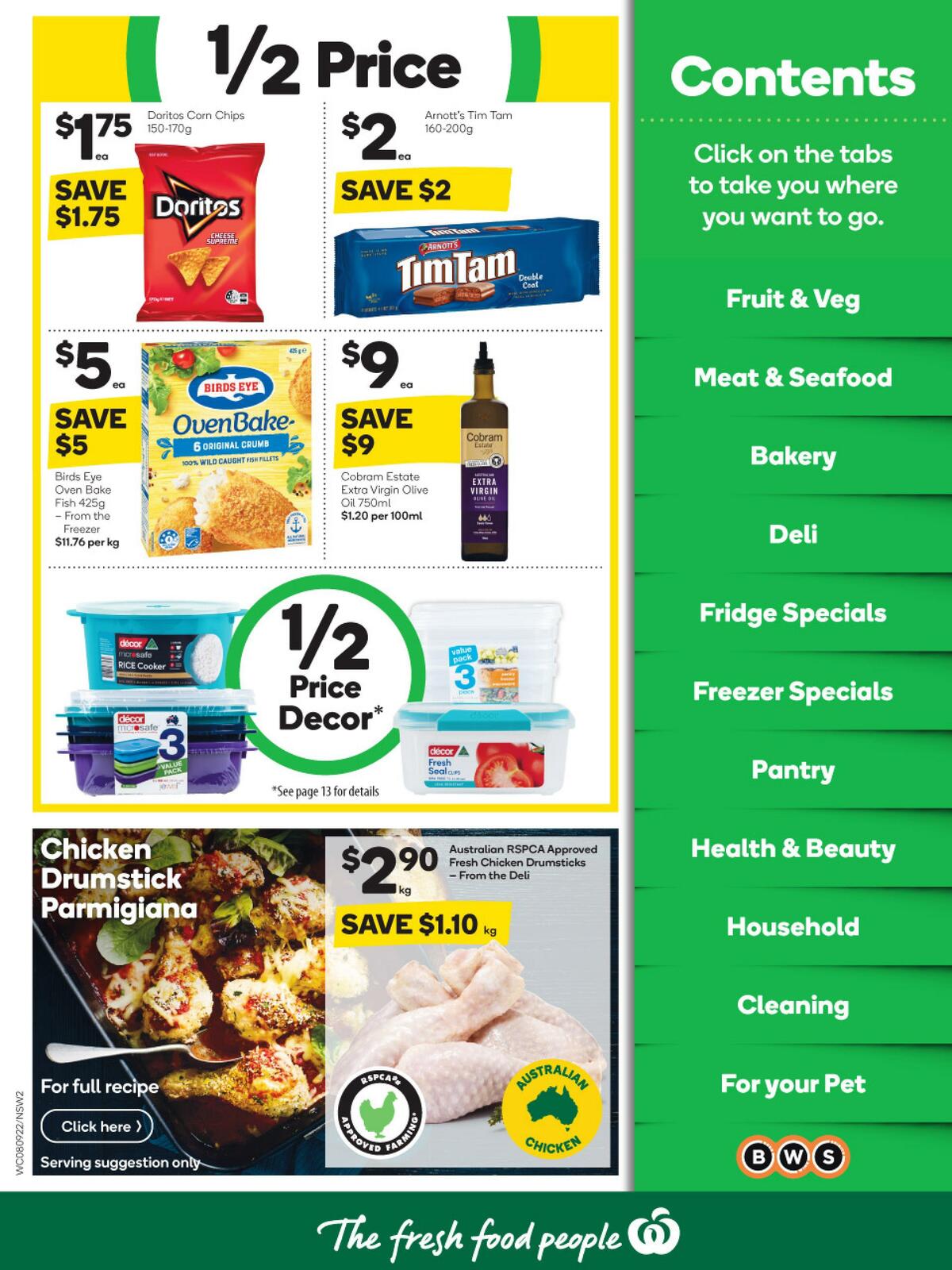 Woolworths Catalogues from 8 September