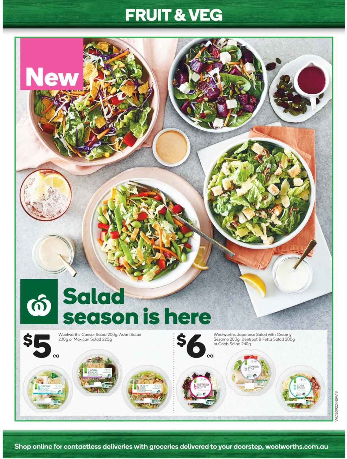 Woolworths Catalogues from 15 September