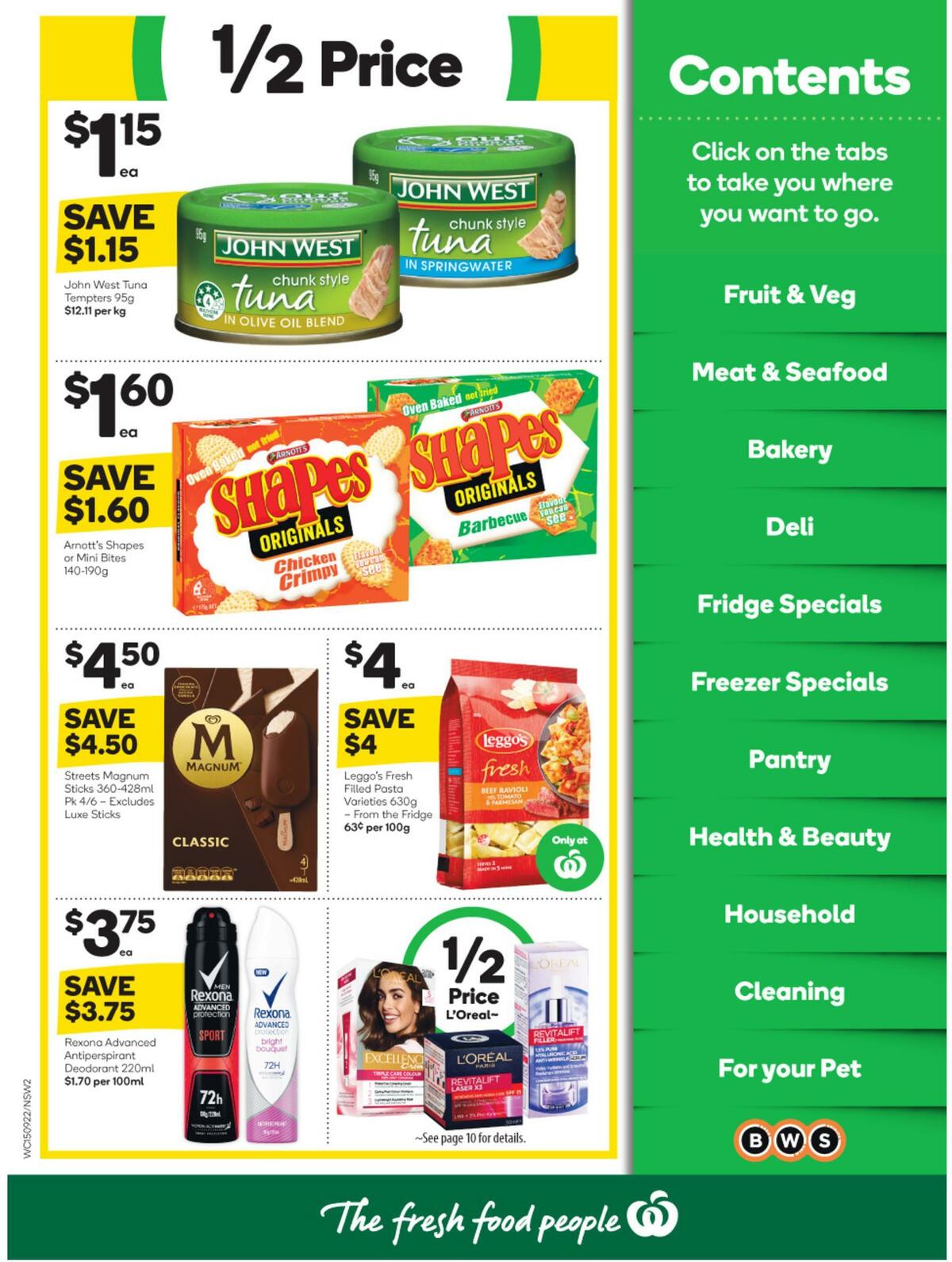 Woolworths Catalogues from 15 September