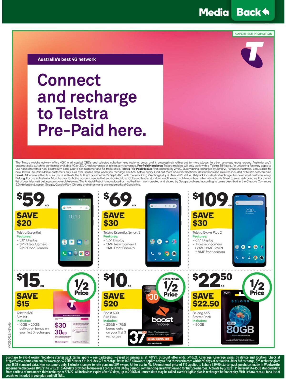 Woolworths Catalogues from 15 September