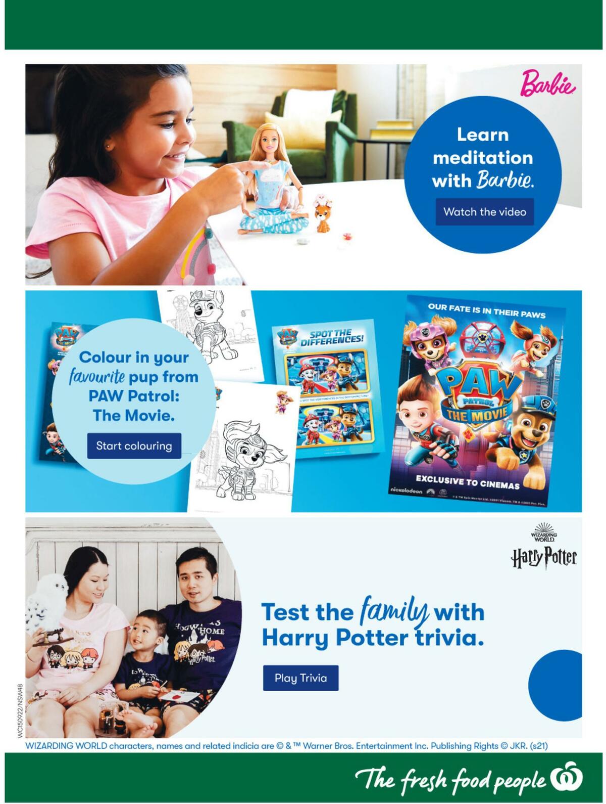 Woolworths Catalogues from 15 September