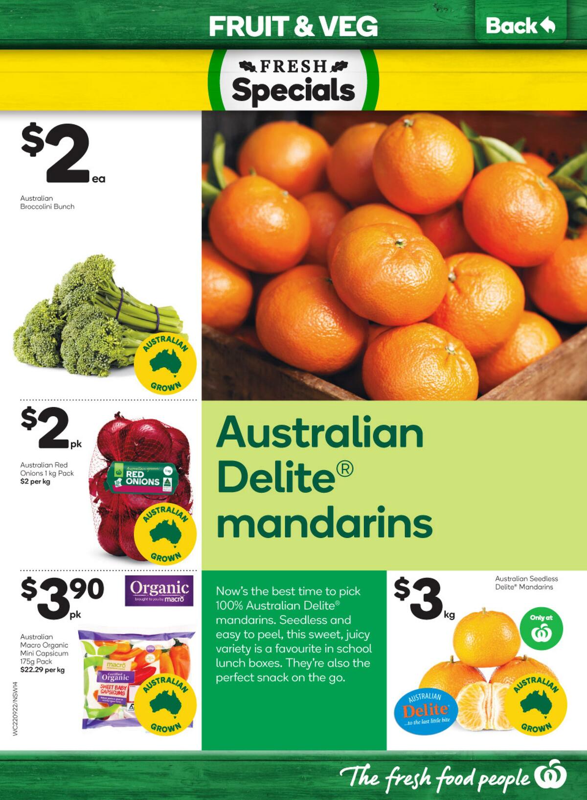 Woolworths Catalogues from 22 September