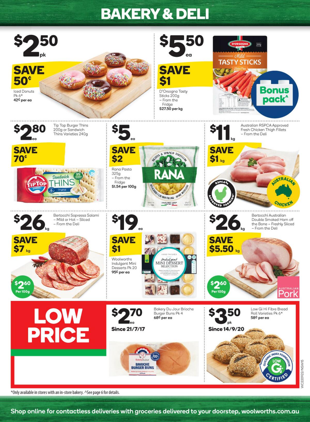 Woolworths Catalogues from 22 September