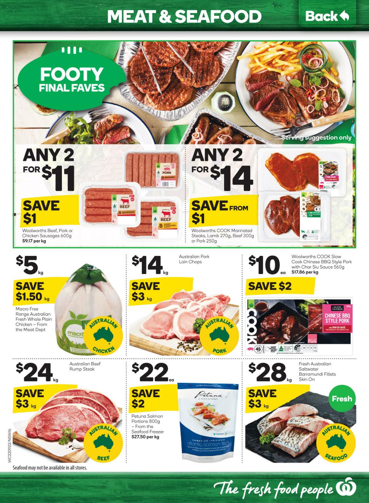 Woolworths Catalogues from 22 September